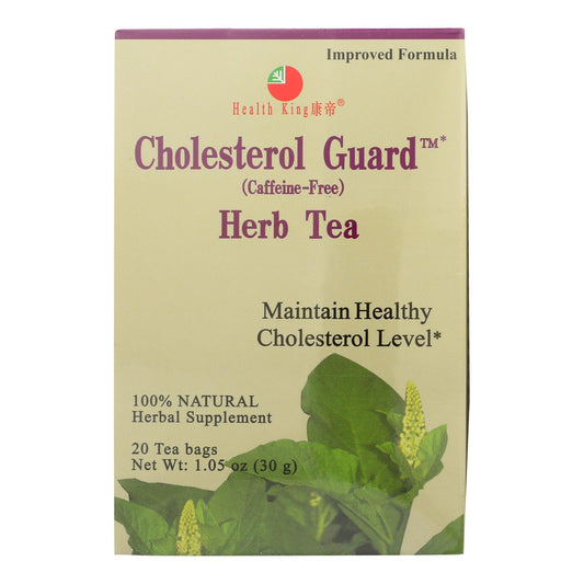 Health King Cholesterol Guard Herb Tea - 20 Tea Bags