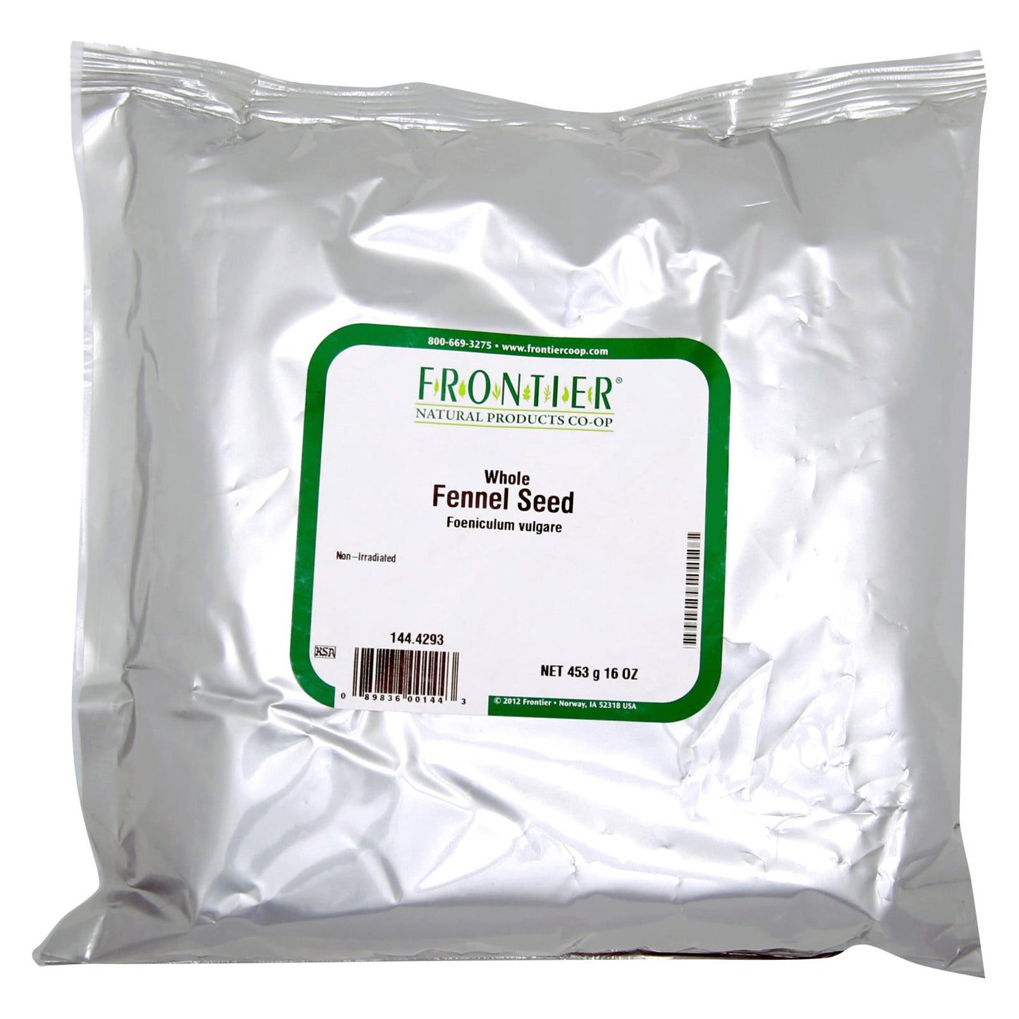 Frontier Herb 整粒茴香籽 - 单粒散装 - 1 磅