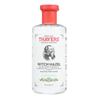 Hamamelis de Thayers con aloe vera y pepino - 12 onzas líquidas