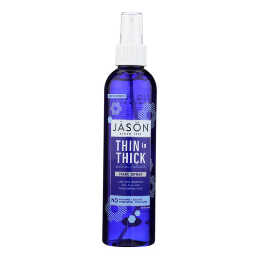 Spray para cabello de volumen extra fino a grueso de Jason - 8 onzas líquidas