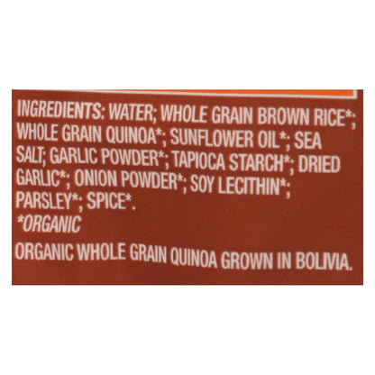 Seeds Of Change Organic Quinoa And Brown Rice With Garlic - Case Of 12 - 8.5 Oz.