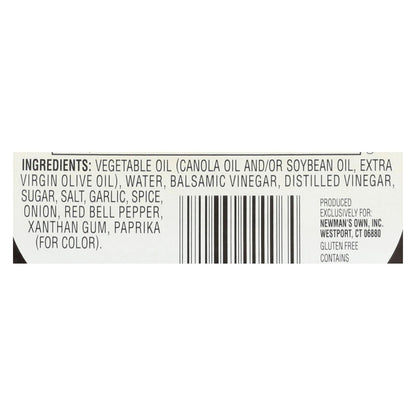 Aderezo para ensaladas balsámico Newman's Own - Vinagre - Caja de 6 - 16 fl oz.