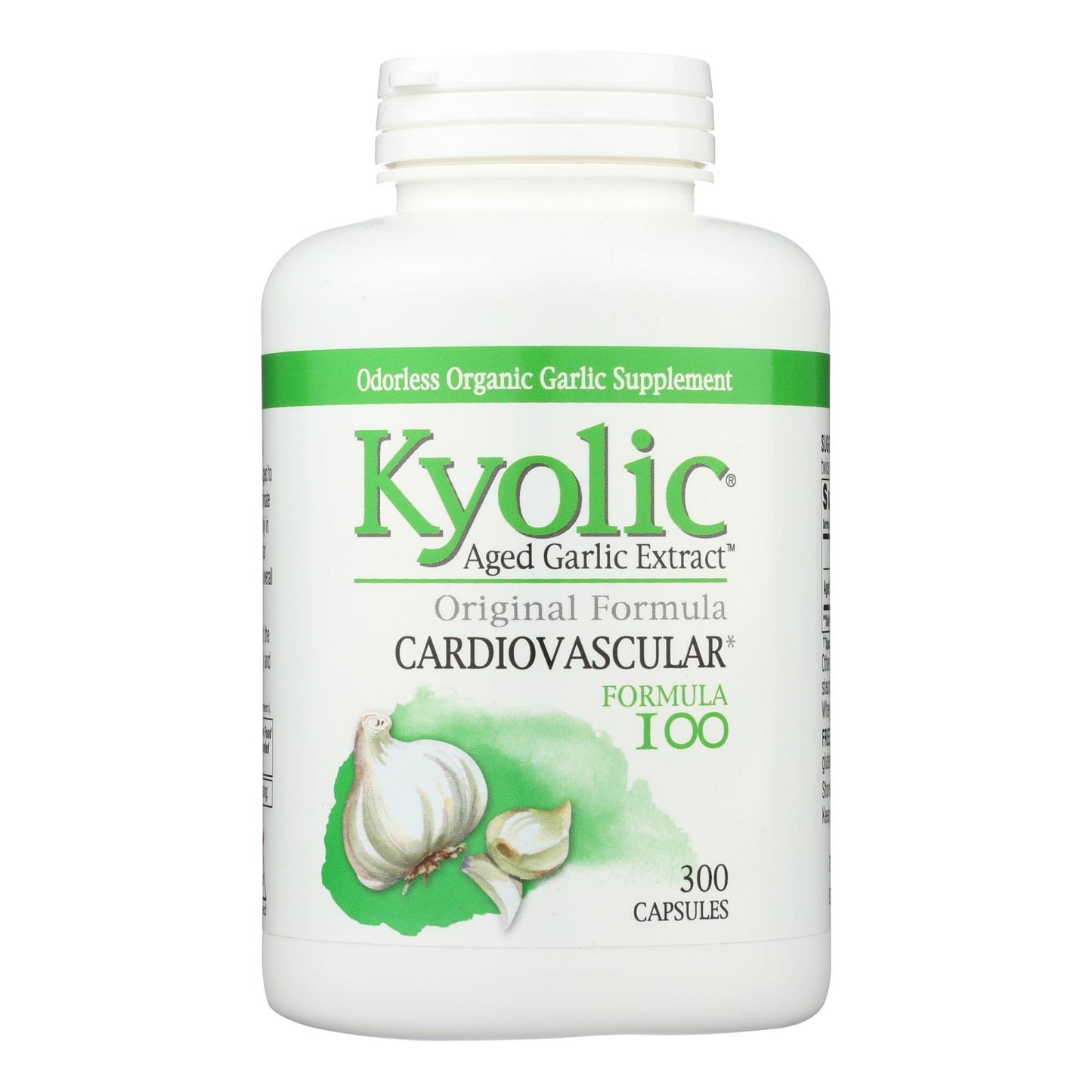 Kyolic - Extracto de ajo añejado Fórmula original cardiovascular 100 - 300 cápsulas