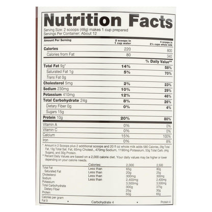 Naturade Aumento de Peso Vainilla - 20.3 Oz