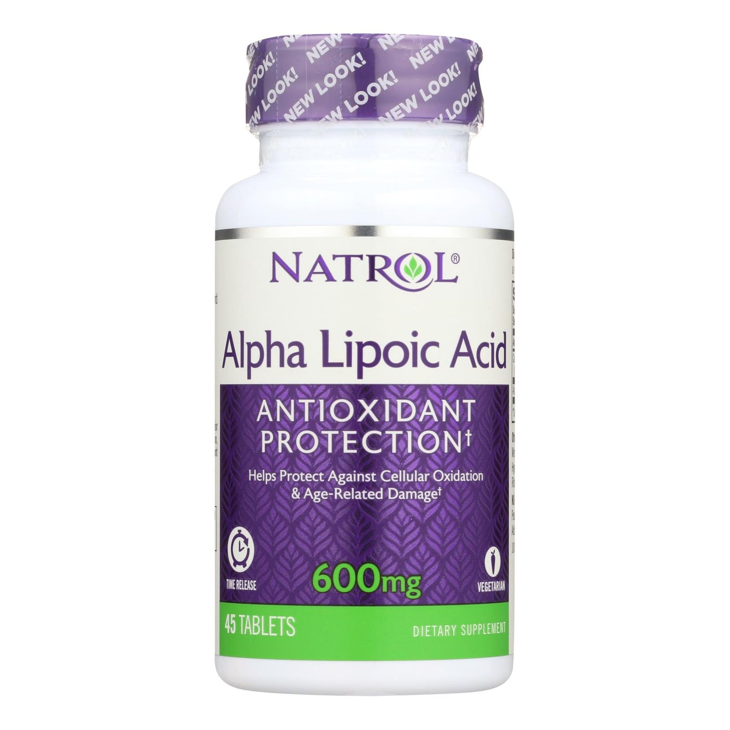 Ácido alfa lipoico de liberación prolongada de Natrol - 600 mg - 45 comprimidos