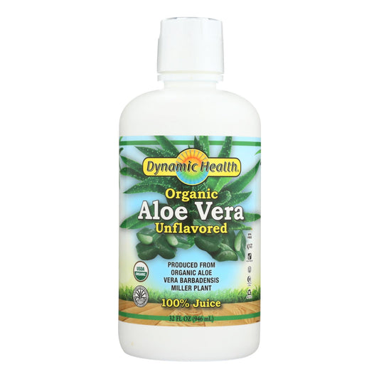 Jugo de aloe vera orgánico de Dynamic Health - 32 onzas líquidas