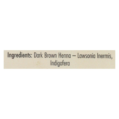 Acondicionador y tinte para cabello con henna Rainbow Research, color marrón persa oscuro sable, 4 oz