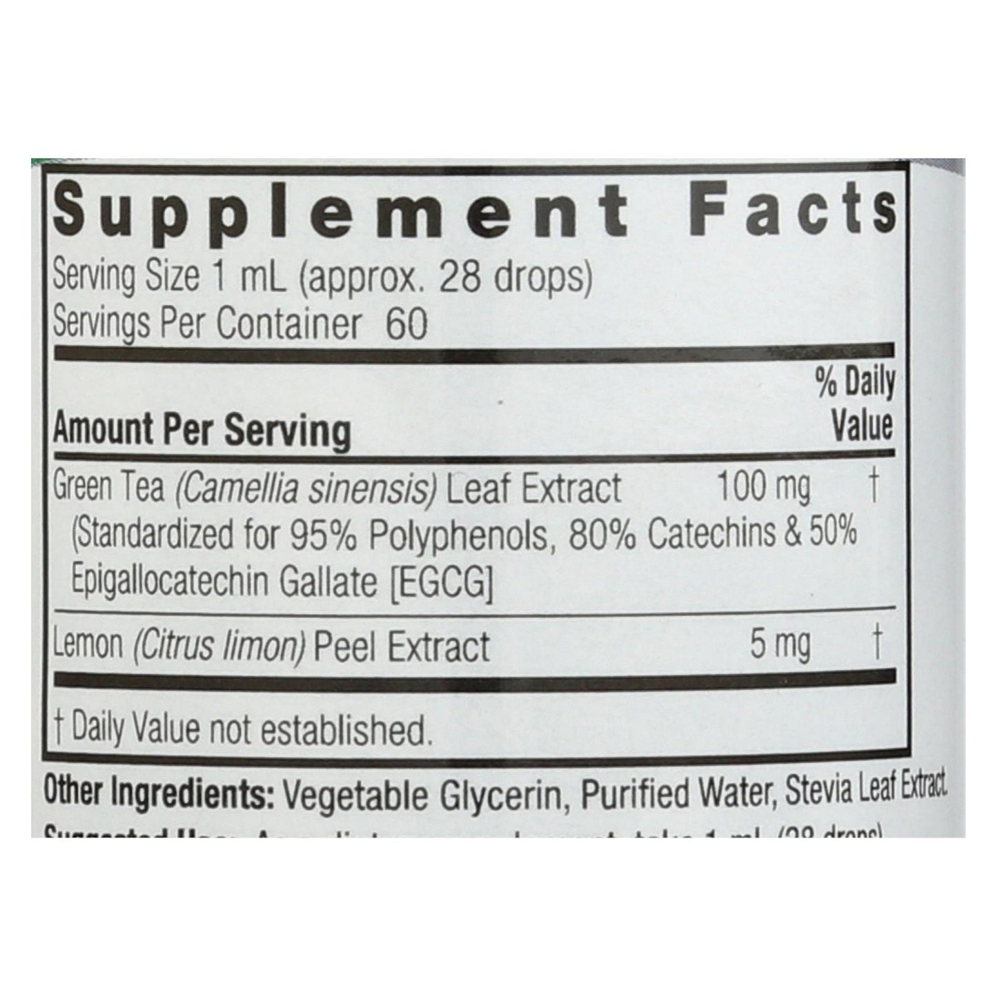 Nature's Answer - Té verde súper sin alcohol ni azúcar - 2 fl oz