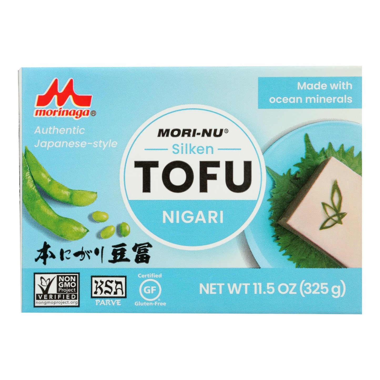 Mori-nu - Tofu Nigari Silken Firm - Caja de 12 - 11.5oz
