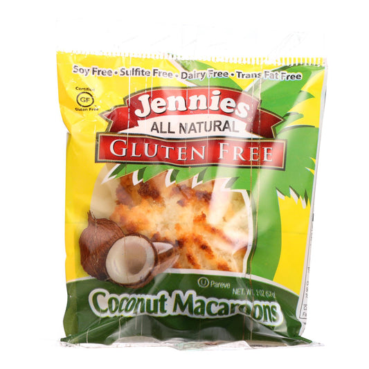 Macarrones Jennies - Coco - Sin gluten - 2 oz - Caja de 24