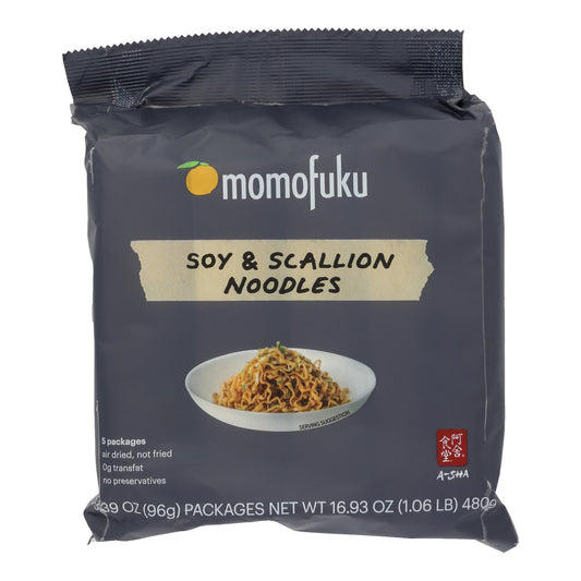 Momofuku - Fideos de soja y cebolletas - Caja de 10 - 16,93 oz