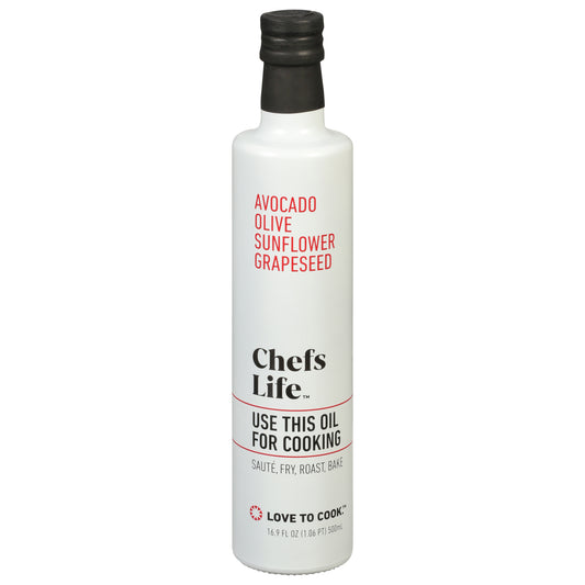 Chefs Life - Aceite para cocinar - Caja de 12 - 16,9 Fz
