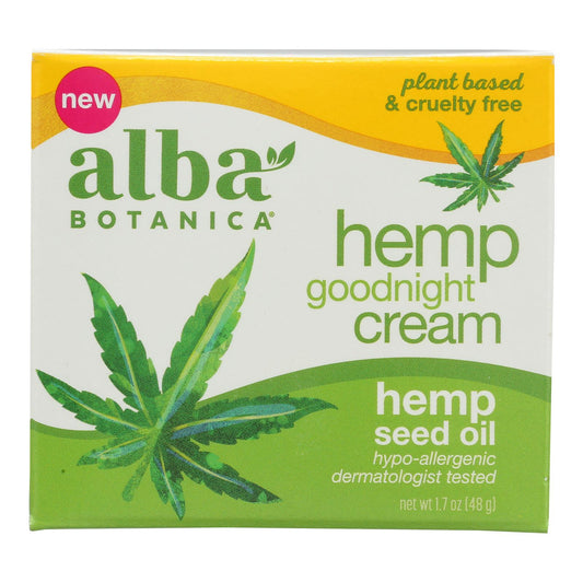 Alba Botanica - Crema de cáñamo Goodnight - 1 unidad - 1,7 oz