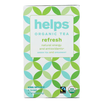 Ayuda Té orgánico - Té funcional refrescante - Caja de 6 a 16 bolsitas
