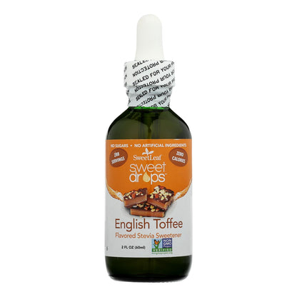 Edulcorante Sweet Leaf Sweet Drops Toffee inglés - 2 fl oz