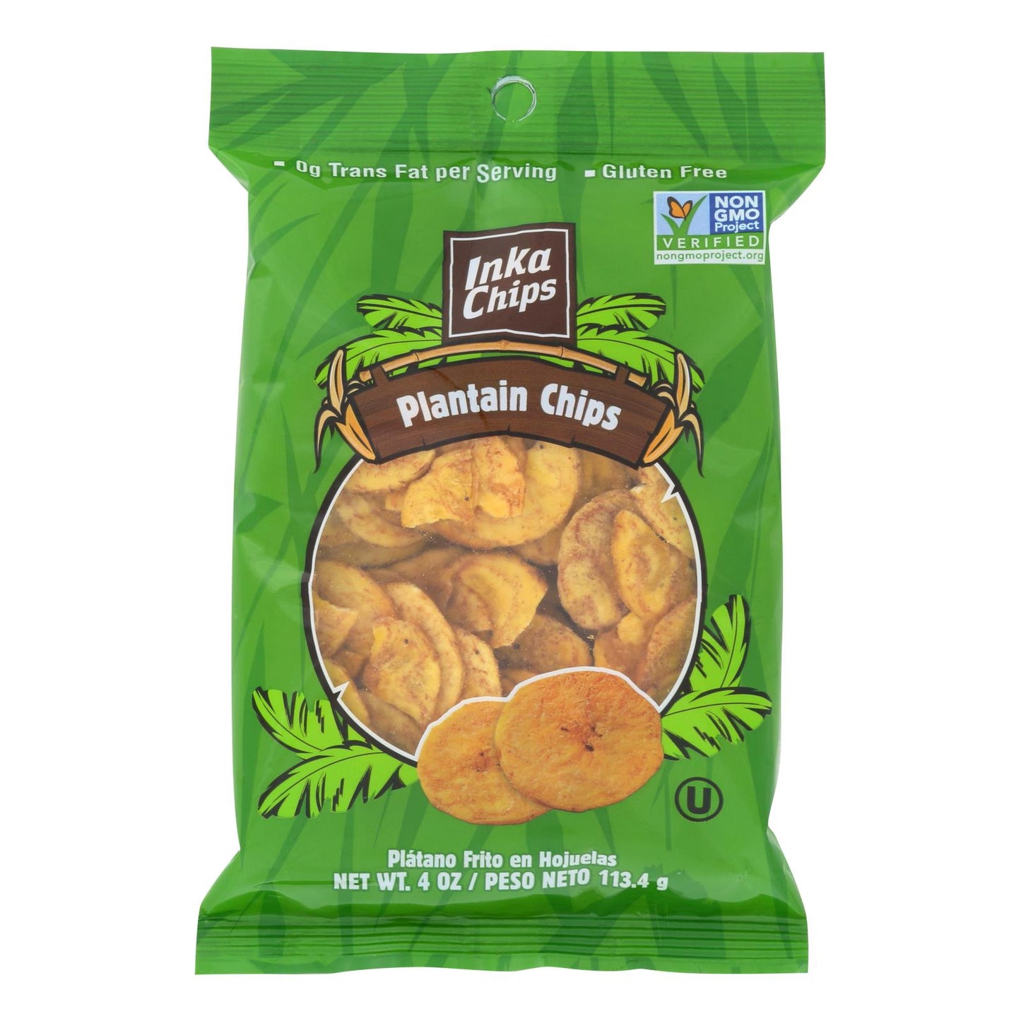 Inka Crops - Chips de plátano - Originales - Caja de 12 - 4 oz.