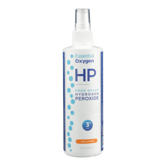 Essential Oxygen Hydrogen Peroxide 3% - Food Grade Spray - 8 Oz