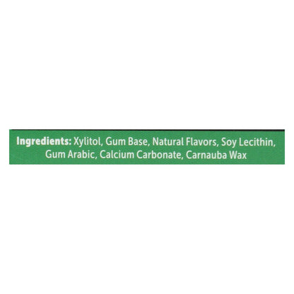 Epic Dental - Xylitol Gum - Spearmint - Case Of 12 - 12 Pack