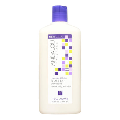 Andalou Naturals Full Volume Shampoo Lavender And Biotin - 11.5 Fl Oz