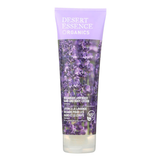 Desert Essence - Hand And Body Lotion Bulgarian Lavender - 8 Fl Oz