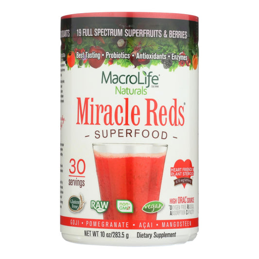 Macrolife Naturals Miracle Reds Bayas - 10 oz