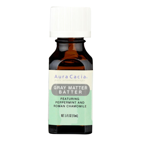 Aura Cacia - Essential Solutions Oil Gray Matter Batter - 0.5 Fl Oz