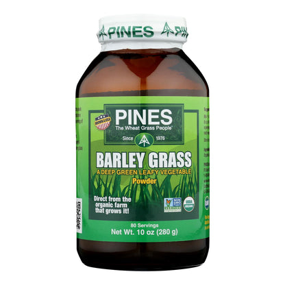 Pines International Barley Grass Powder - 10 Oz