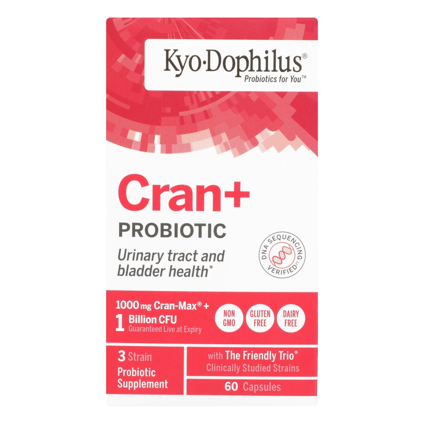 Kyolic - Cran Logic Cran-max Extracto de arándano más probióticos - 60 cápsulas