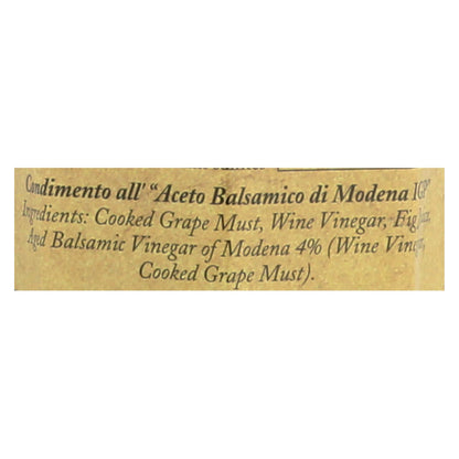 Vinagre artesanal balsámico de higo salado Lucini Italia - Caja de 6 - 8.5 onzas líquidas.