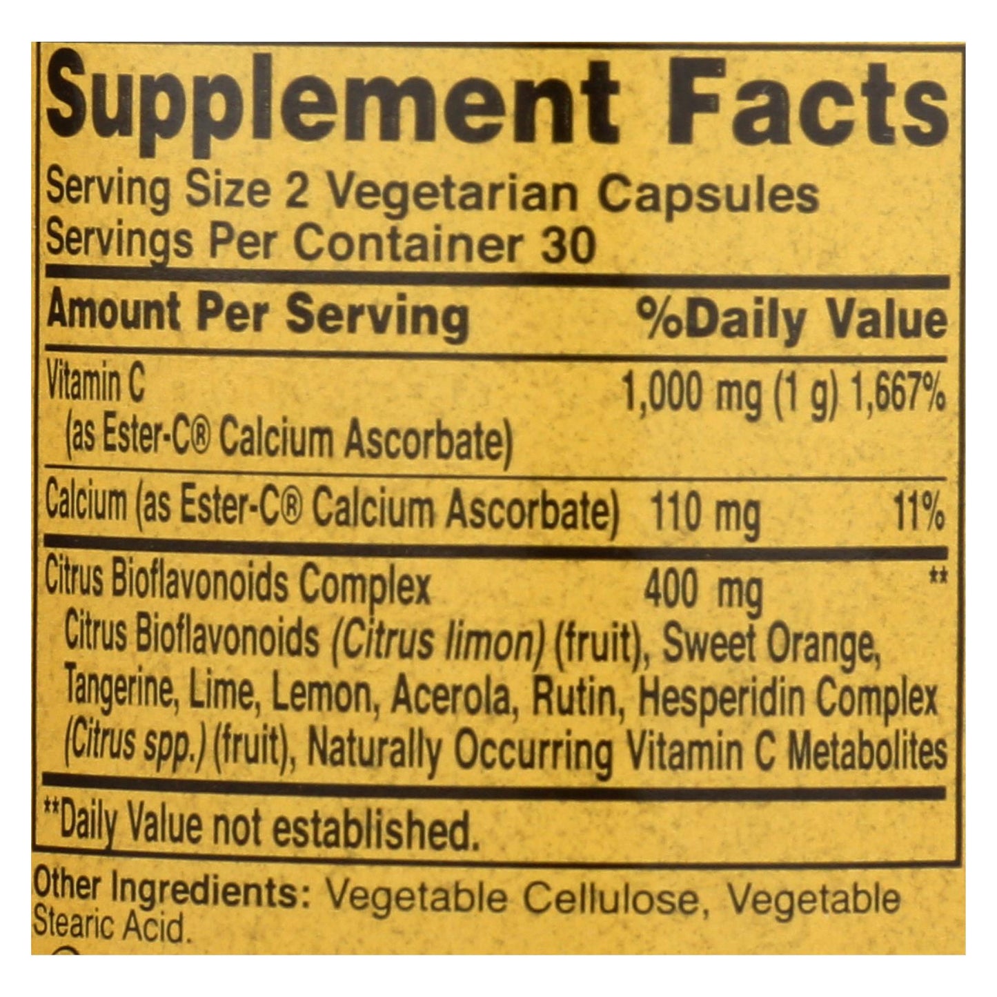 American Health - Ester-c con bioflavonoides cítricos - 500 mg - 60 cápsulas vegetarianas