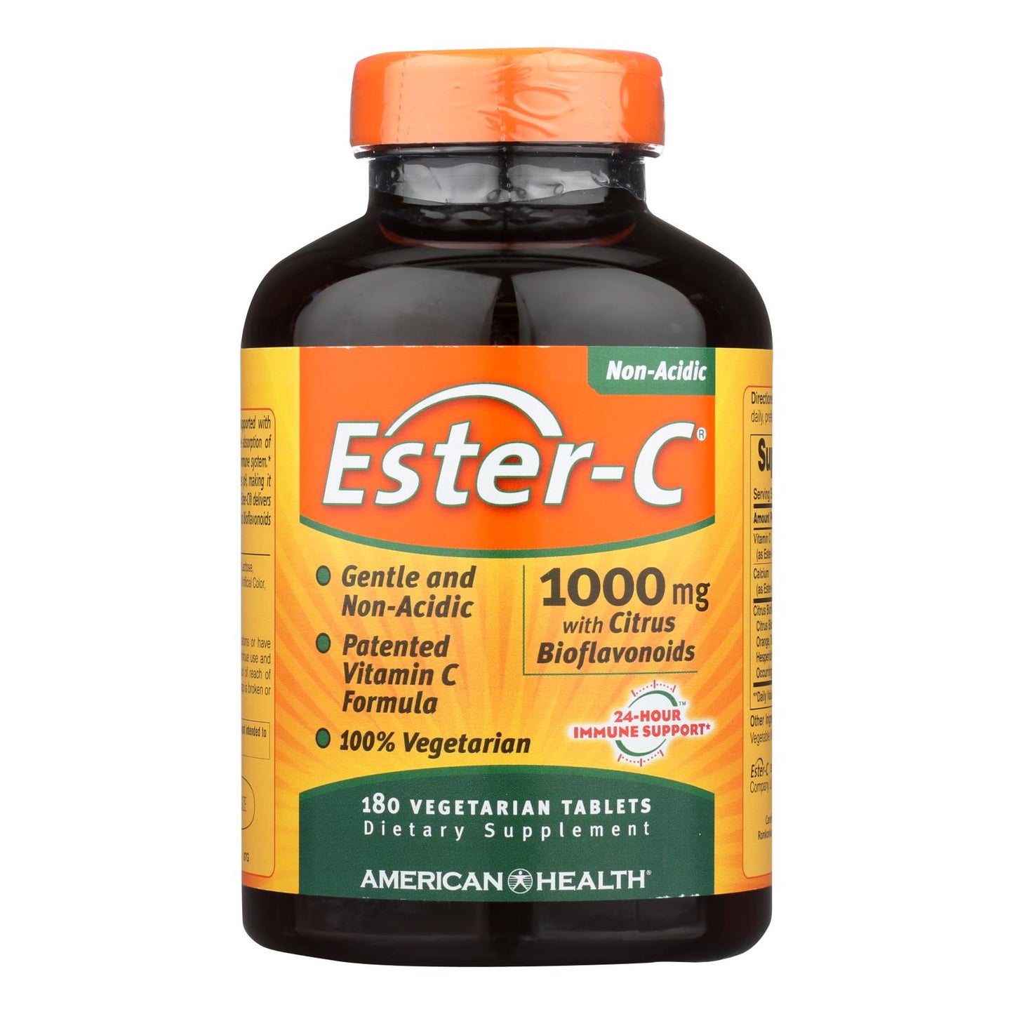 American Health - Ester-c con bioflavonoides cítricos - 1000 mg - 180 comprimidos vegetarianos