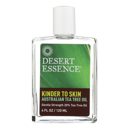 Desert Essence - Aceite de árbol de té australiano más agradable para la piel - 4 onzas líquidas