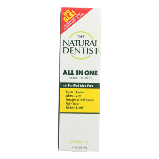 Pasta de dientes anticaries Natural Dentist Original Peppermint Twist - 5 oz