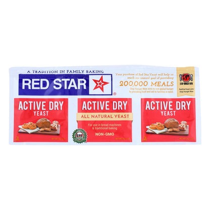 Levadura nutricional Red Star - Activa seca - 0,75 oz - Caja de 18