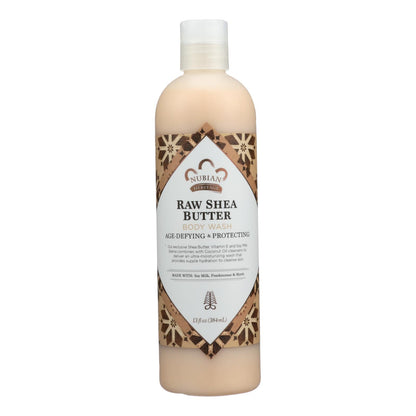 Nubian Heritage Body Wash - Raw Shea Butter - 13 Fl Oz