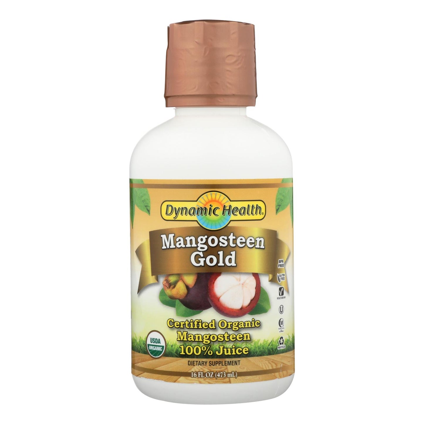 Dynamic Health Wild Harvested Mangosteen Gold - 16 Fl Oz