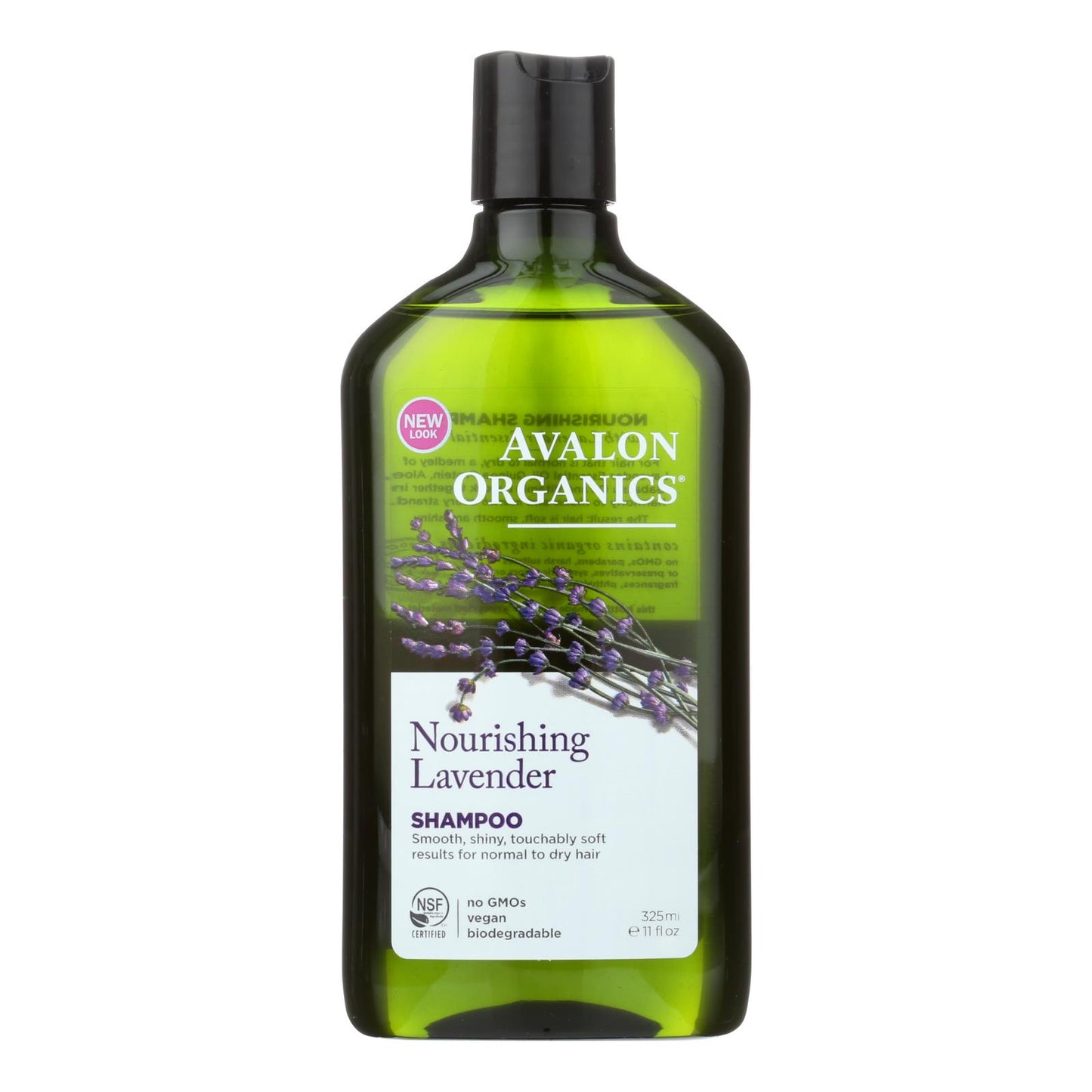 Champú nutritivo de lavanda de Avalon Organics, 11 onzas líquidas