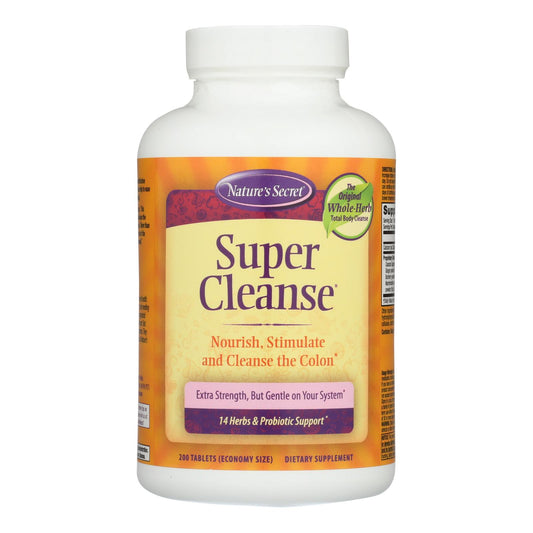 Nature's Secret Super Cleanse - 200 Tablets