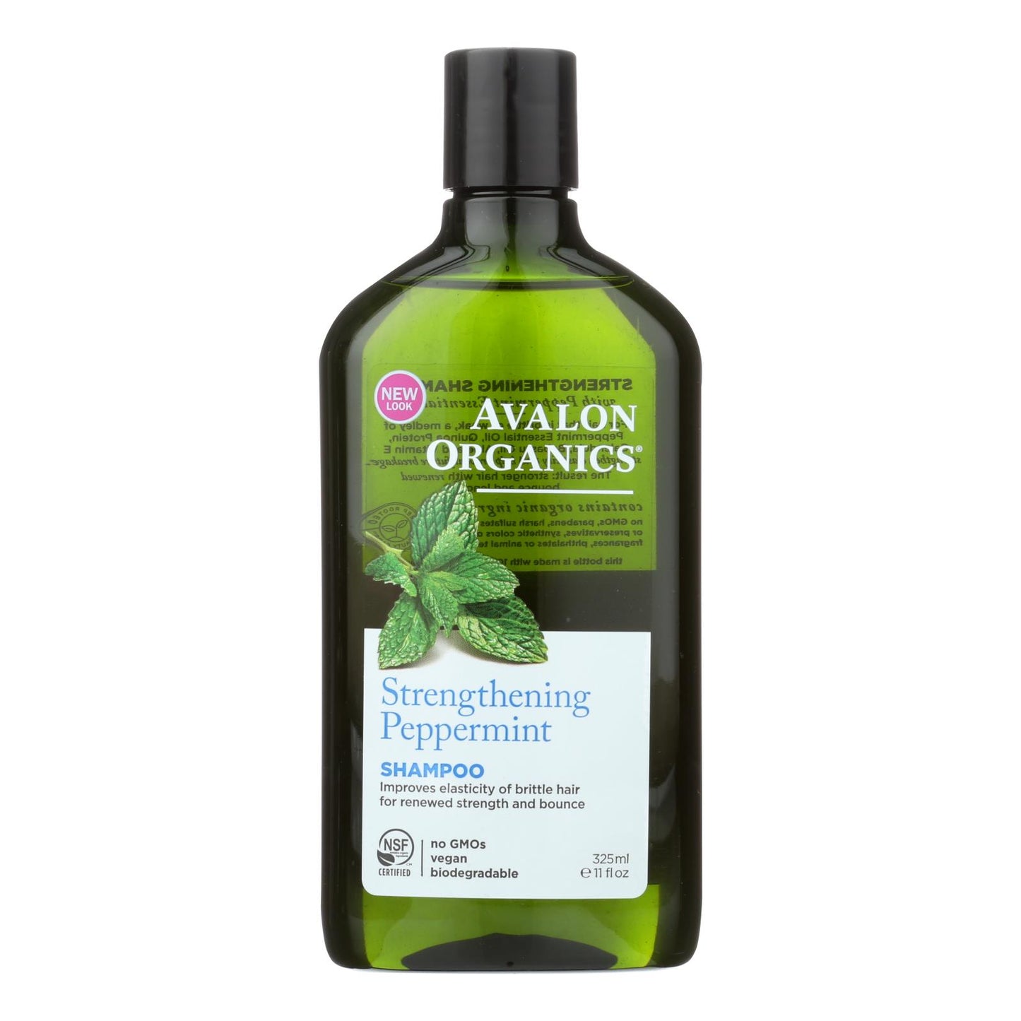 Avalon Organics Revitalizing Shampoo Peppermint Botanicals - 11 Fl Oz