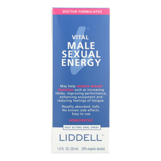 Energía homeopática masculina de Liddell, 1 onza líquida