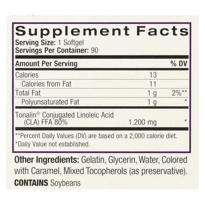 Natrol Tonalin Cla - 1200 Mg - 90 Softgels