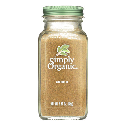 Semillas de comino molidas Simply Organic - Caja de 6 - 2,31 oz.