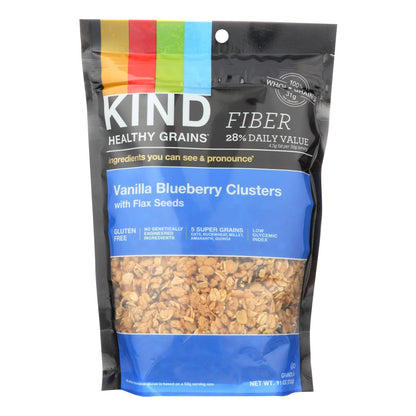 Kind Healthy Grains Vanilla Blueberry Clusters With Flax Seeds - 11 Oz - Case Of 6