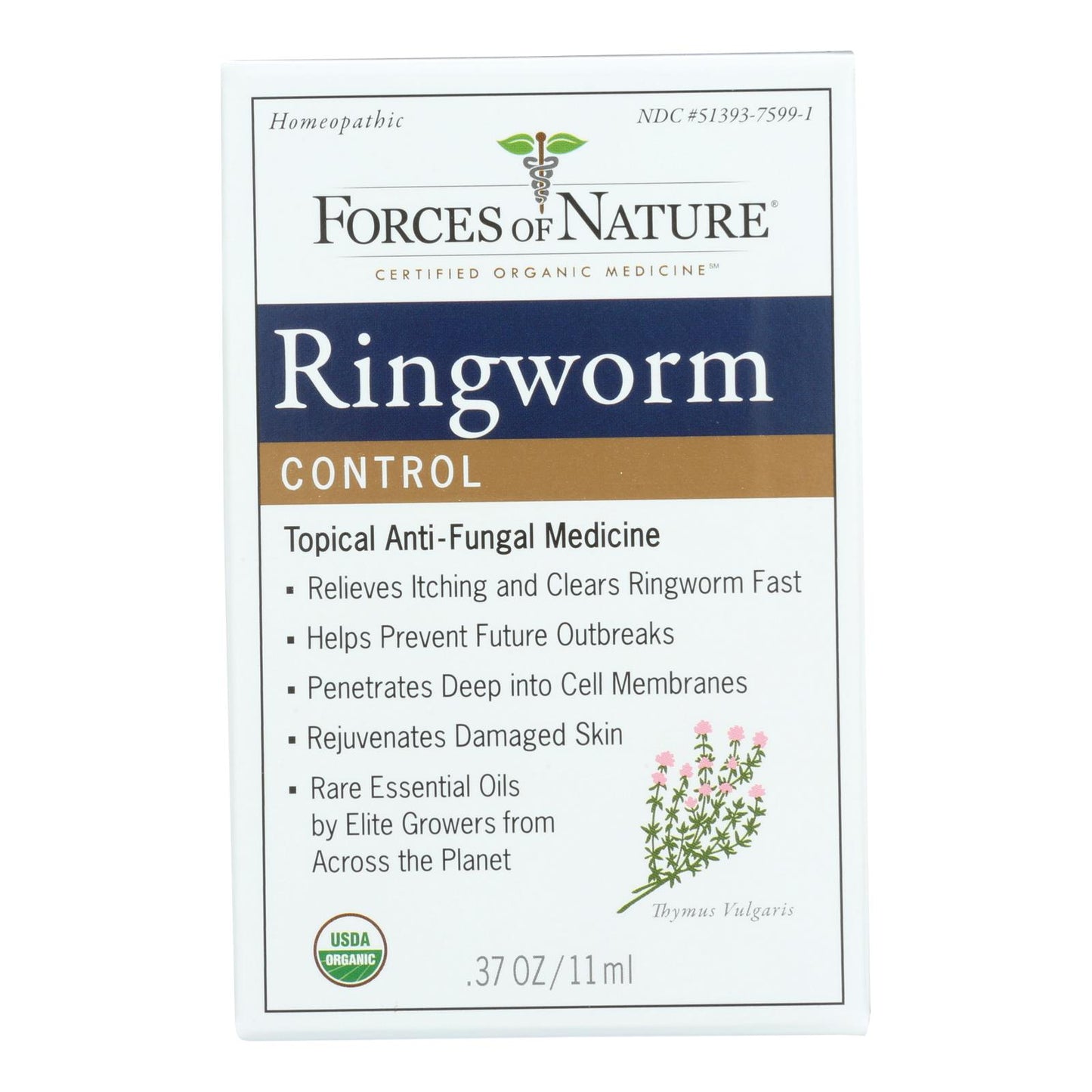 Forces Of Nature - Organic Ringworm Control - 11 Ml