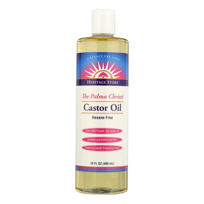 Heritage Products Castor Oil Hexane Free - 16 Fl Oz