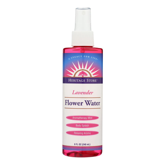 Heritage Products Flower Water Lavender - 8 Fl Oz