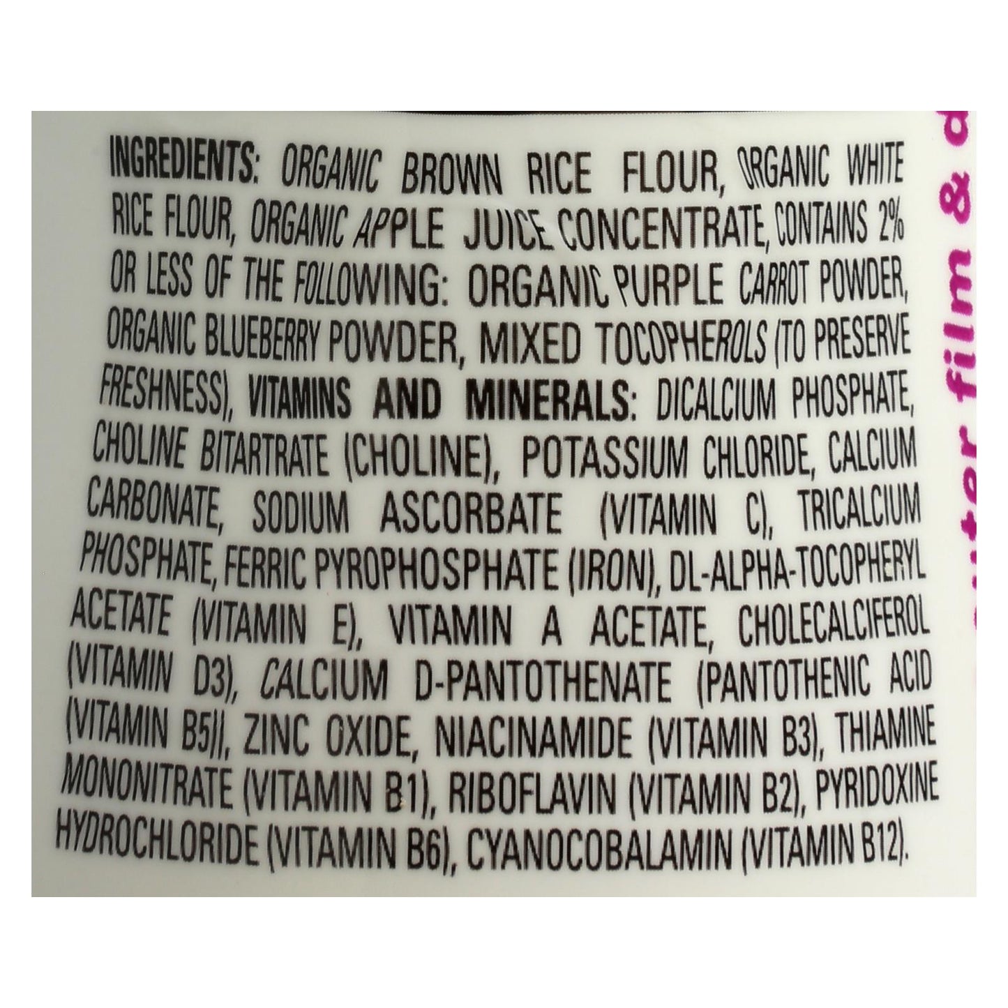 Bocadillos Happy Baby Happy Bites - Bocadillos Happypuff orgánicos de zanahoria morada y arándano - 2,1 oz - Caja de 6