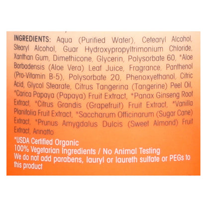 Acondicionador 2chic de Giovanni Hair Care Products - Mantequilla de mandarina y papaya ultravolumen - 24 onzas líquidas