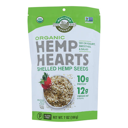 Manitoba Harvest Organic Hemp Hearts - Shelled - 7 Oz