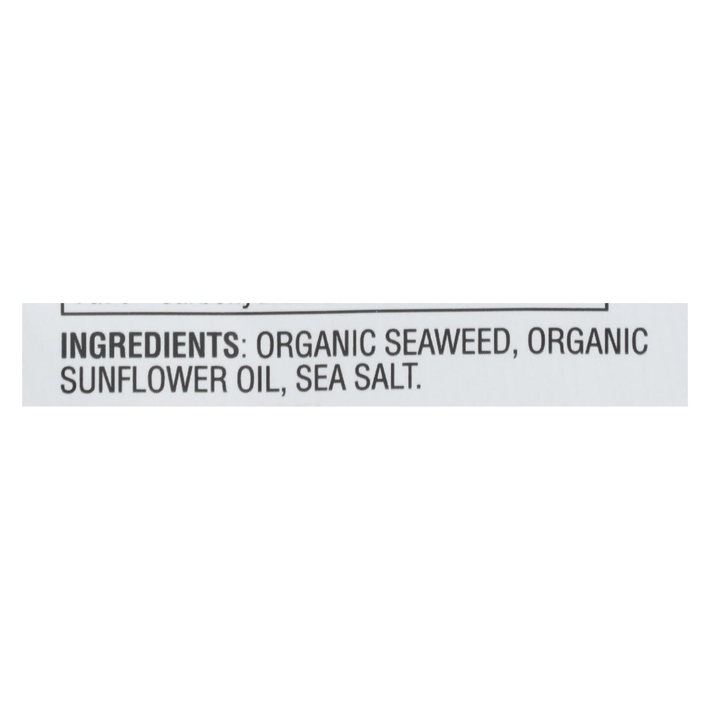 Gimme Organic Wrap N' Roll - Sea Salt - Case Of 10 - 0.92 Oz.